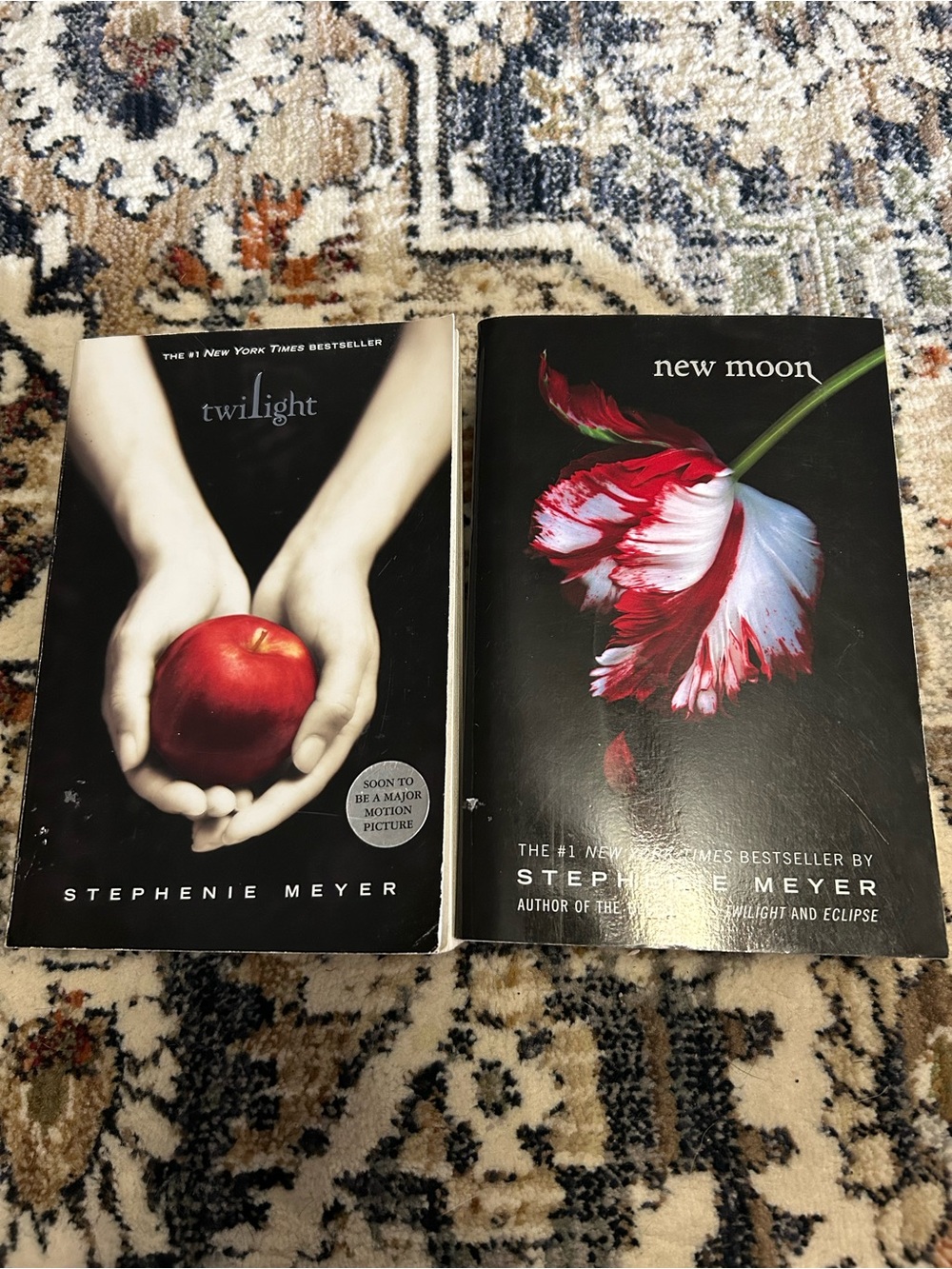 Twilight & New Moon Set - Black Covers with Red Accents